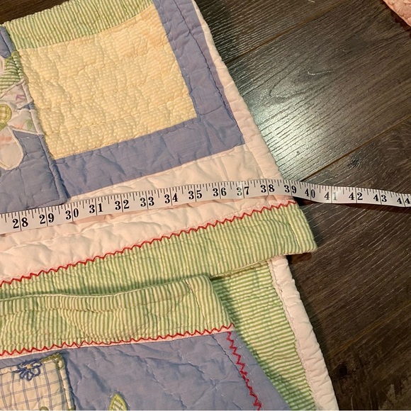 Vintage Quilt coat handmade patchwork quilted coat floral details - Picture 7 of 11